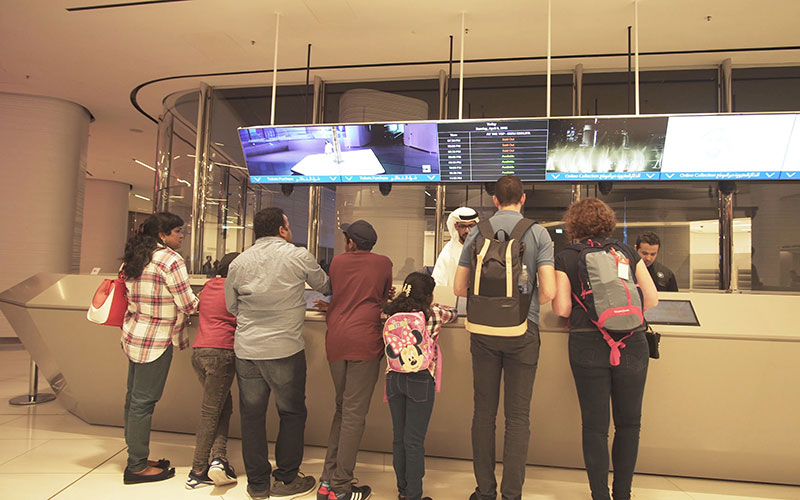 Burj Khalifa Ticket counter