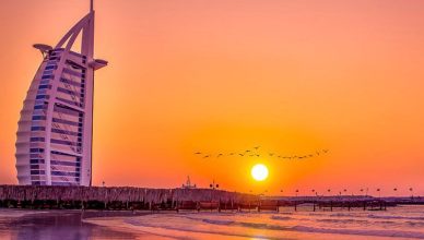 Sunset in Dubai
