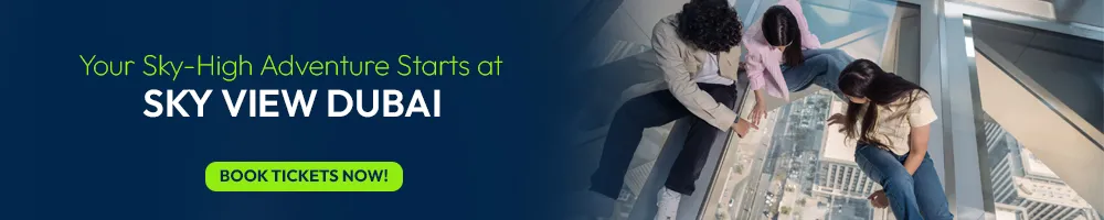 Sky View Dubai Book Now Banner